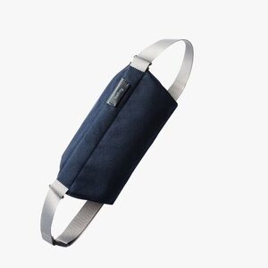 Bellroy Navy Sling Bag with Gray Strap